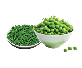 Frozen green peas and beans supplier Jeddah
